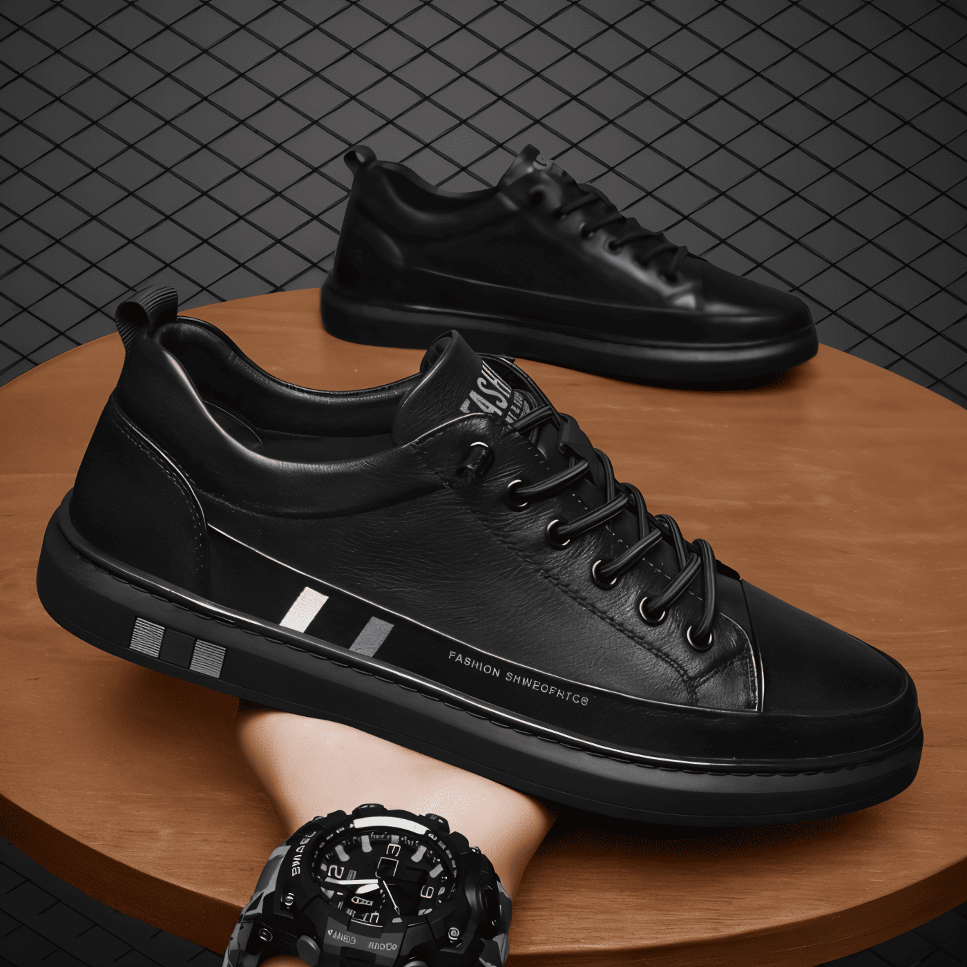 Valtieri Elegante Sneaker aus echtem Leder 4