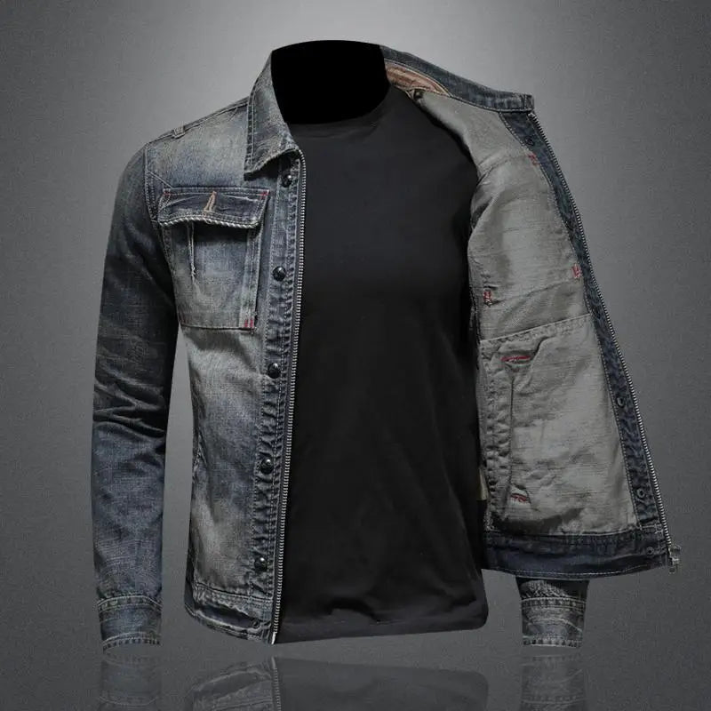 Maxximum| Veste en jean pour hommes Pyery